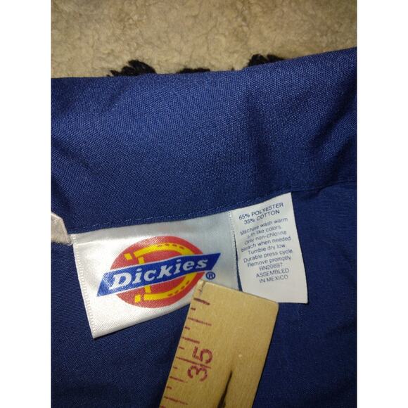 Vtg 90's DICKIES Workwear Straight Woven Overalls Mens Made in Mexico XL/42" - Picture 5 of 13